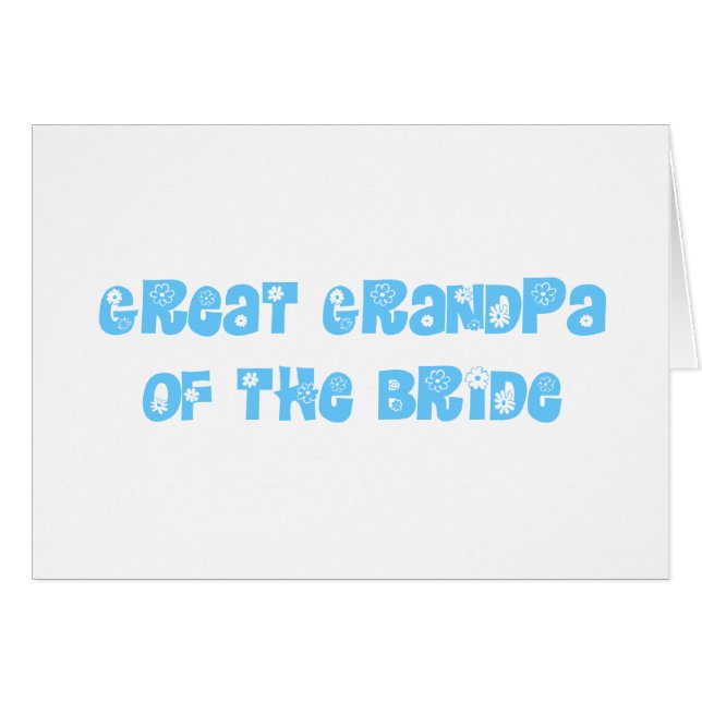 Gran abuelo de la novia (Anverso (Horizontal))