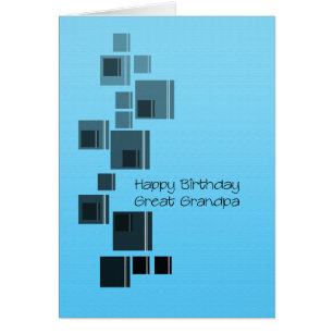Gran Abuelo Resumen Diseño Tarjeta de Cumpleaños A