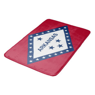 Gran alfombra de baño con bandera de Arkansas, Est