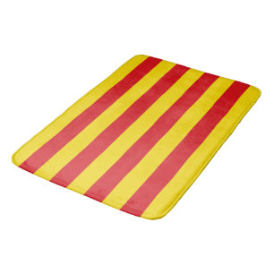 Gran alfombra de baño con bandera de Cataluña