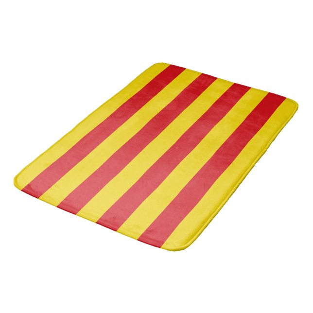 Gran alfombra de baño con bandera de Cataluña (Angular)