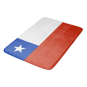 Gran alfombra de baño con bandera de Chile