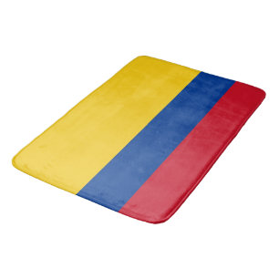Gran alfombra de baño con bandera de Colombia