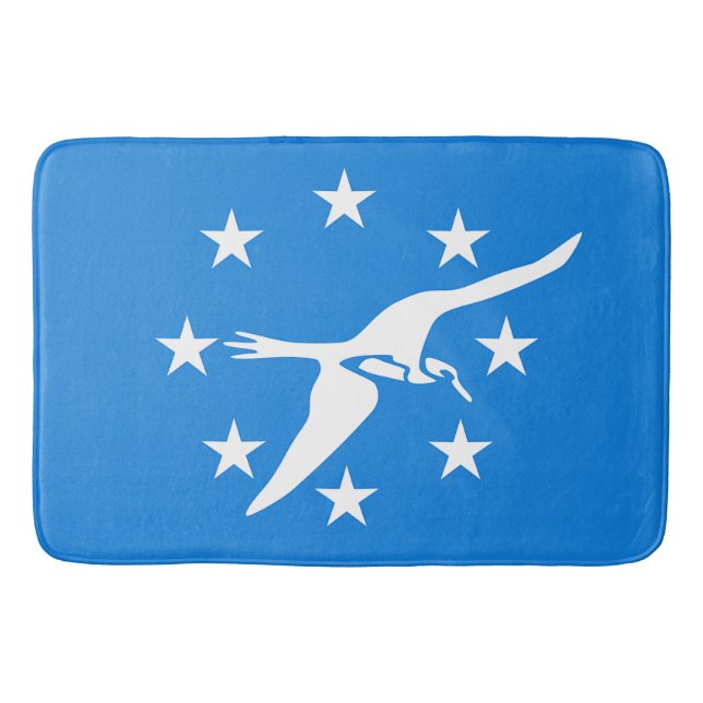 Gran alfombra de baño con bandera de Corpus Christ (Anverso)