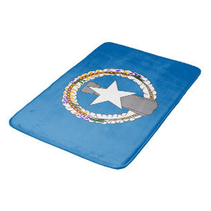 Gran alfombra de baño con bandera de las Islas Mar
