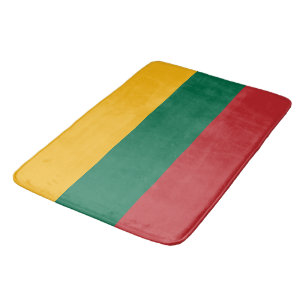 Gran alfombra de baño con bandera de Lituania