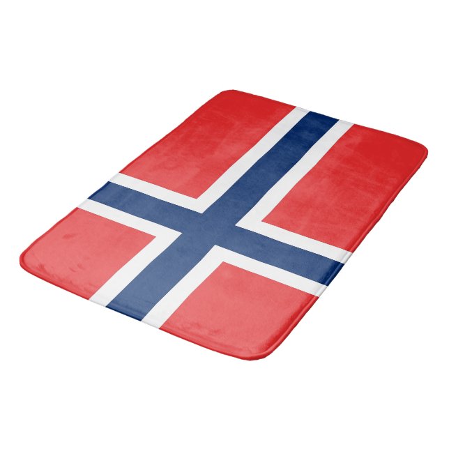 Gran alfombra de baño con bandera de Noruega (Angular)