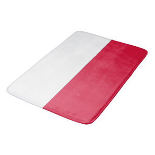 Gran alfombra de baño con bandera de Polonia