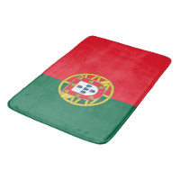 Gran alfombra de baño con bandera de Portugal