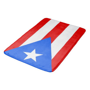Gran alfombra de baño con bandera de Puerto Rico, 