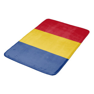 Gran alfombra de baño con bandera de Rumania