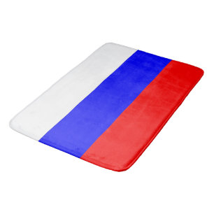 Gran alfombra de baño con bandera de Rusia