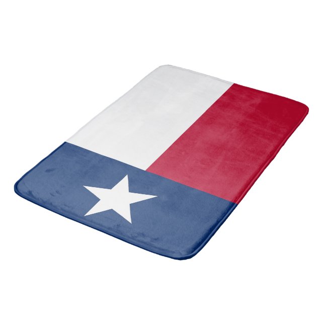 Gran alfombra de baño con bandera de Texas, Estado (Angular)