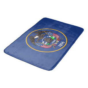 Gran alfombra de baño con bandera de Utah, Estados