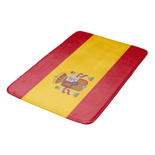 Gran alfombra de baño con bandera española (Angular)
