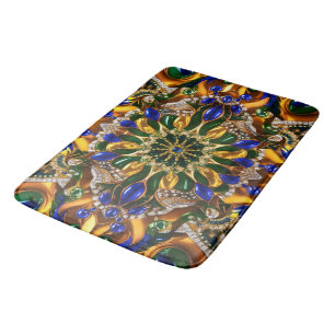 Gran alfombra de baño con colores de Brasil