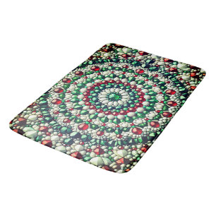 Gran alfombra de baño con colores italianos