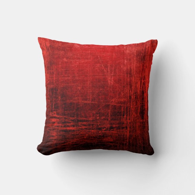 ¡Gran almohada roja abstracta! (Anverso)