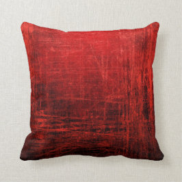 ¡Gran almohada roja abstracta!