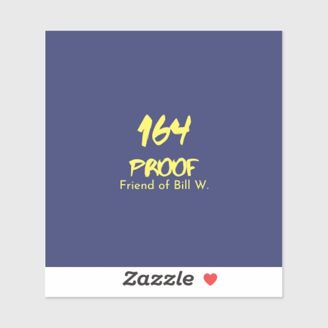 Gran amigo del libro de Bill W. Pegatina (Hoja)