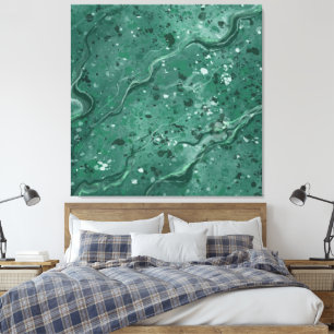 Gran Arte de Pared de Mármol Verde Decorativo
