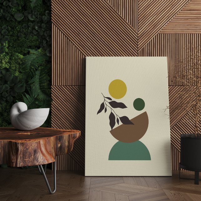 Gran arte de pared moderno de Boho terminado (Subido por el creador)