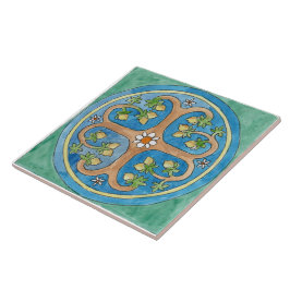 Gran azulejo cerámico al estilo siciliano "Lemon T