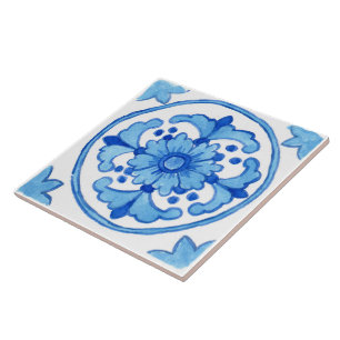 Gran azulejo cerámico inspirado en Sicilia "Nubia"