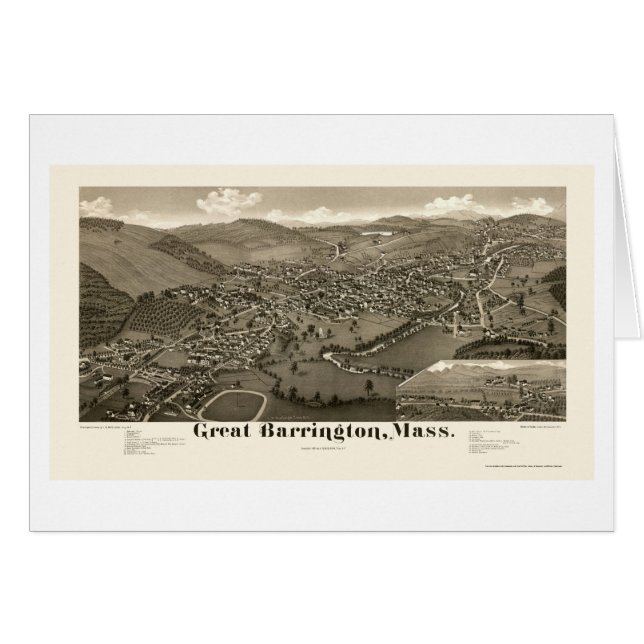 Gran Barrington, mapa panorámico de las MAMÁES - (Anverso (Horizontal))