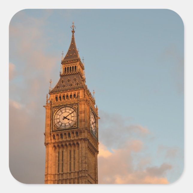 Gran Ben en pegatina de Londres (Anverso)