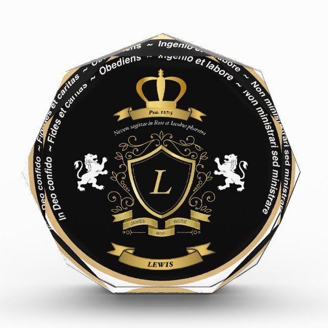 Gran bloque de fotos con Escudo Lewis (Anverso)