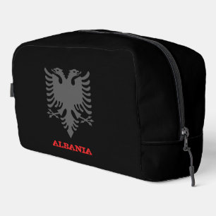 Gran bolsa albanesa, escudo de armas albanés/bande