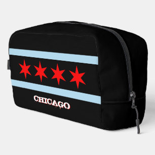 Gran bolsa de Chicago, negro de moda, bandera de C