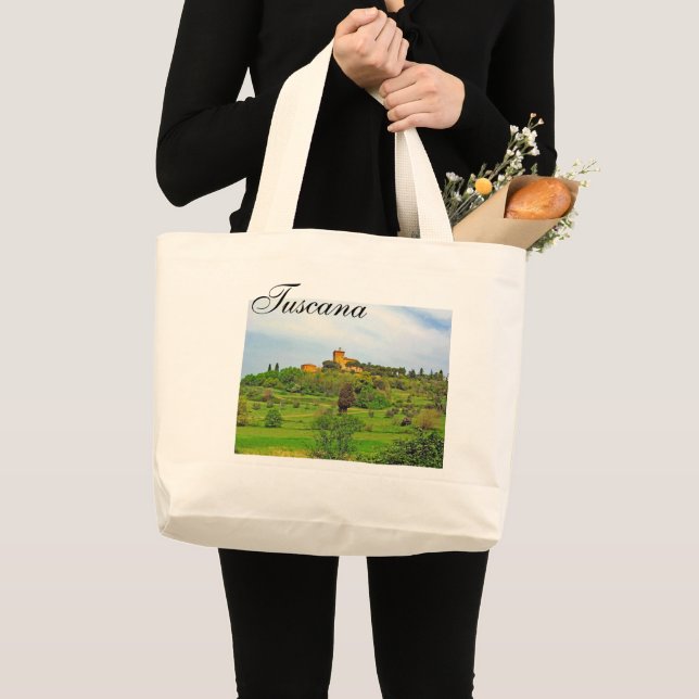 Gran Bolsa De Tote En El Campo De Toscana (Anverso (producto))