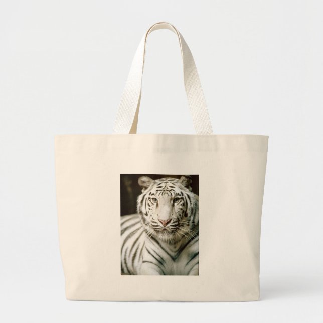 Gran bolso blanco de la playa del tigre (Frente)
