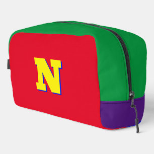 Gran Bolso de Lona con Monograma de Colores