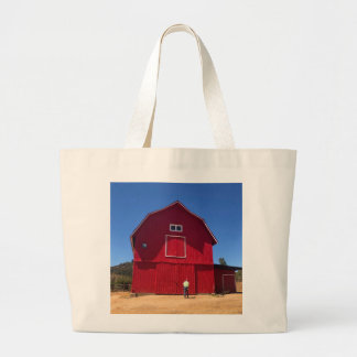 Gran bolso tote de fotografía rural — Granero Rojo