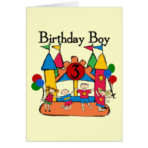 Gran Bonza Boy 3 cumpleaños camisetas y regalos de