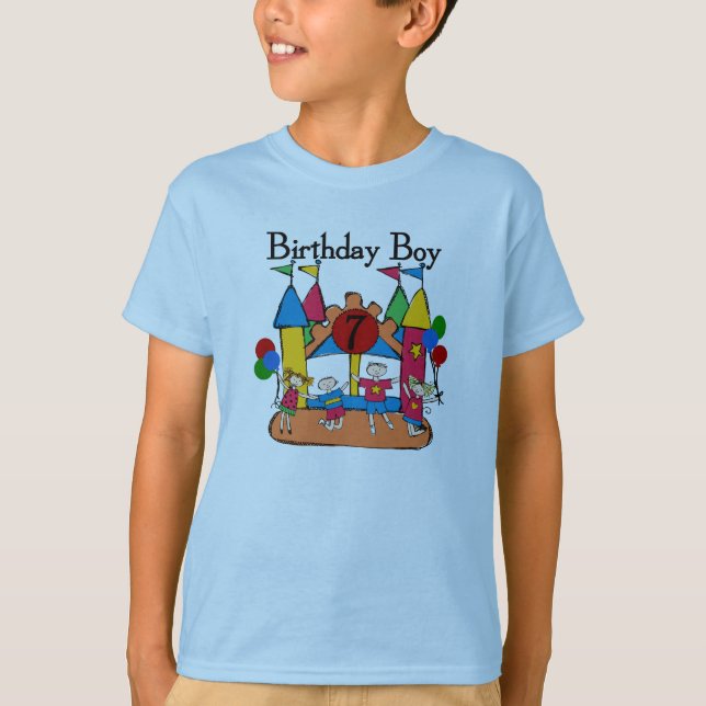 Gran Bonza Boy 7 camisetas de cumpleaños y regalos (Anverso)