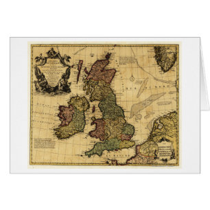 Gran BritainPanoramic MapGreat Gran Bretaña