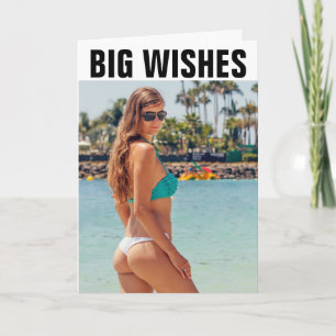 GRAN BUTT BIG BIRTHDAY DESEA TARJETAS DIVERSAS PAR