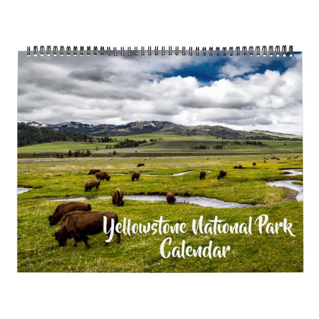 Gran Calendario del Parque Yellowstone (Tapa)