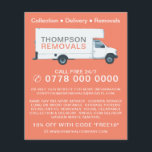 Gran camioneta de desmontaje, publicidad de la emp<br><div class="desc">Gran camioneta de desmontaje,  volante publicitario de la empresa de eliminación por la tienda de tarjetas de visita.</div>