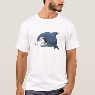 Gran camisa del tiburón blanco