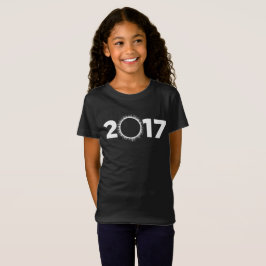 Gran camiseta americana 2017 del eclipse total del