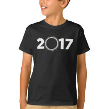 Gran camiseta americana 2017 del eclipse total del