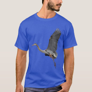 Gran camiseta AZUL HERON Wildlife