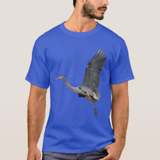 Gran camiseta AZUL HERON Wildlife