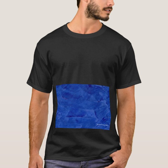 Gran camiseta azul oscuro y negrita (Anverso)