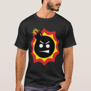 Gran camiseta clásica con el logotipo de la bomba 